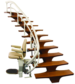 Harmar Helix Curved Stairlift