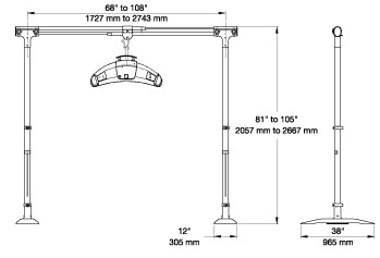 Waverley Glen Sequoia Portable Ceiling Lift System