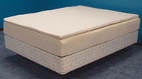 Memory foam mattress overlay