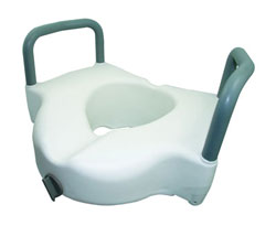 Raised Toilet Seat with Arms