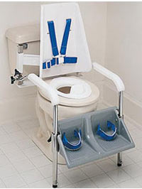 High Back Toilet Support