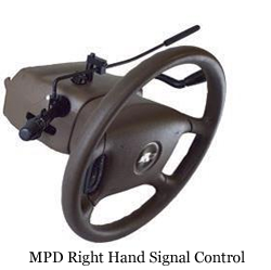 right hand turn signal with arm