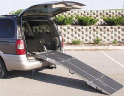 PVI Rear Door Wheelchair Van Ramp