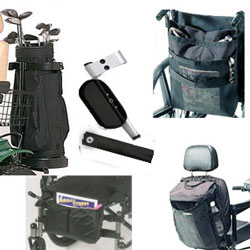wheelchair pouches and carriers