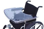 Full Clear Wheelchair Tray